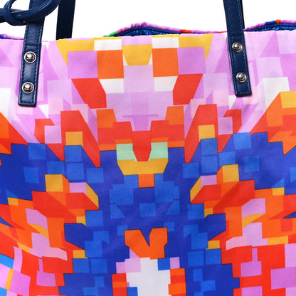 Chanel Nylon Printed CC Tote Multicolor 9 of 11