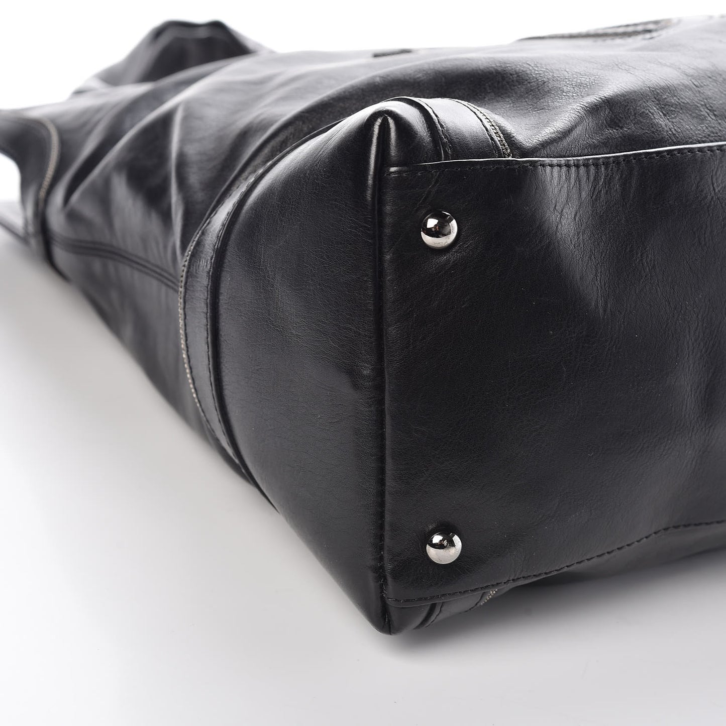 Calfskin Soho CC Shopper Tote Black