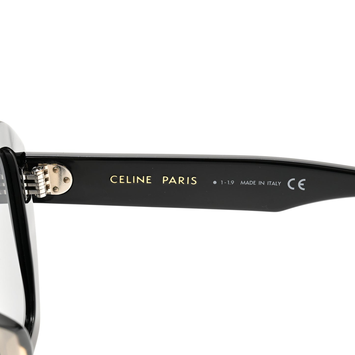 Acetate Square Sunglasses CL4045FN Black
