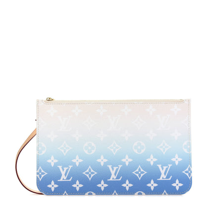 Louis Vuitton Monogram By The Pool Neverfull MM Pochette Blue 1 of 7