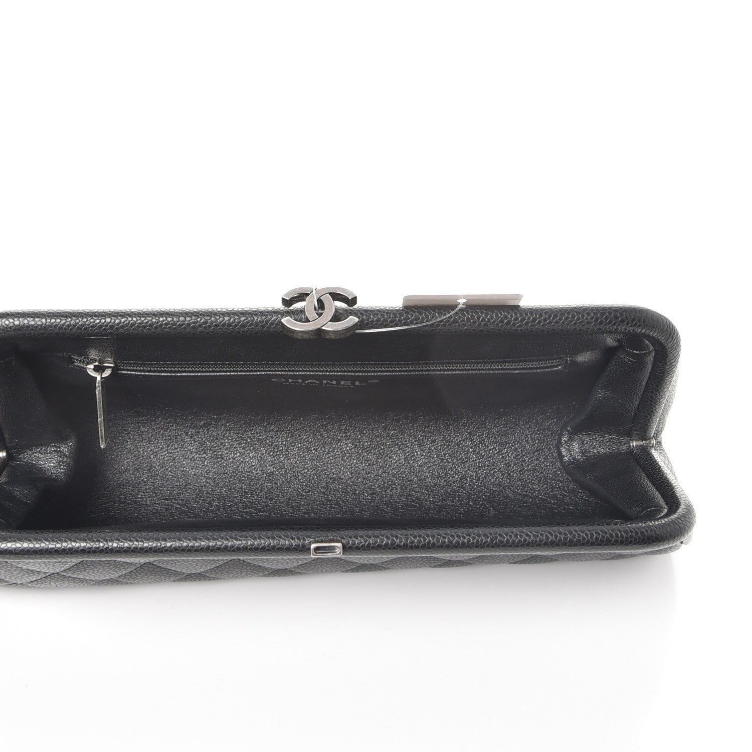 Chanel Caviar Quilted Timeless Clutch Black 5 of 8