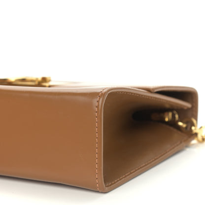 Salvatore Ferragamo Calfskin Gancini Chain Crossbody Brown 9 of 9