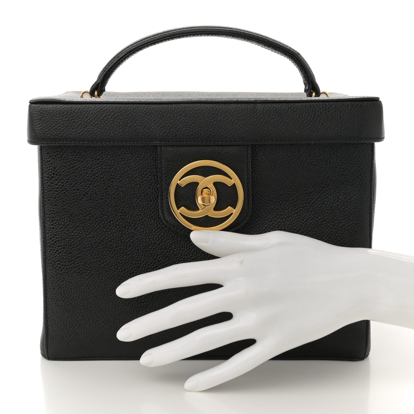 Caviar Vanity Train Case Black