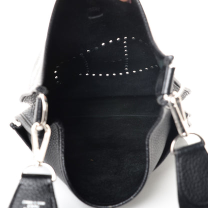 Hermes Taurillon Clemence Evelyne III PM Black 5 of 8