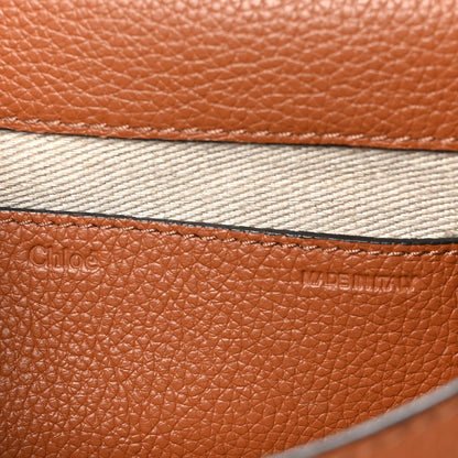 Chloe Grained Calfskin Medium Marcie Saddle Bag Tan 6 of 9