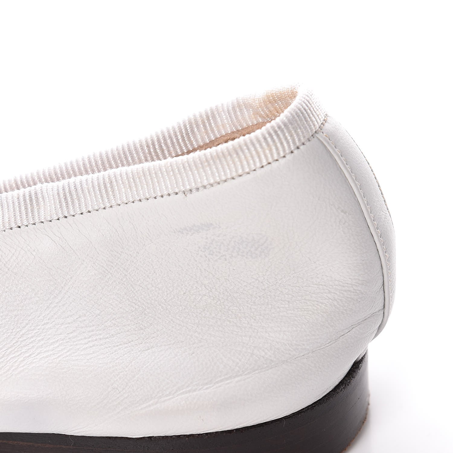 Chanel Lambskin Cap Toe Ballerina Flats 38.5 White Black 15 of 19