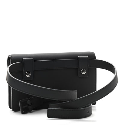 Christian Dior Ultra Matte Calfskin Saddle Belt Bag Black 2 of 9