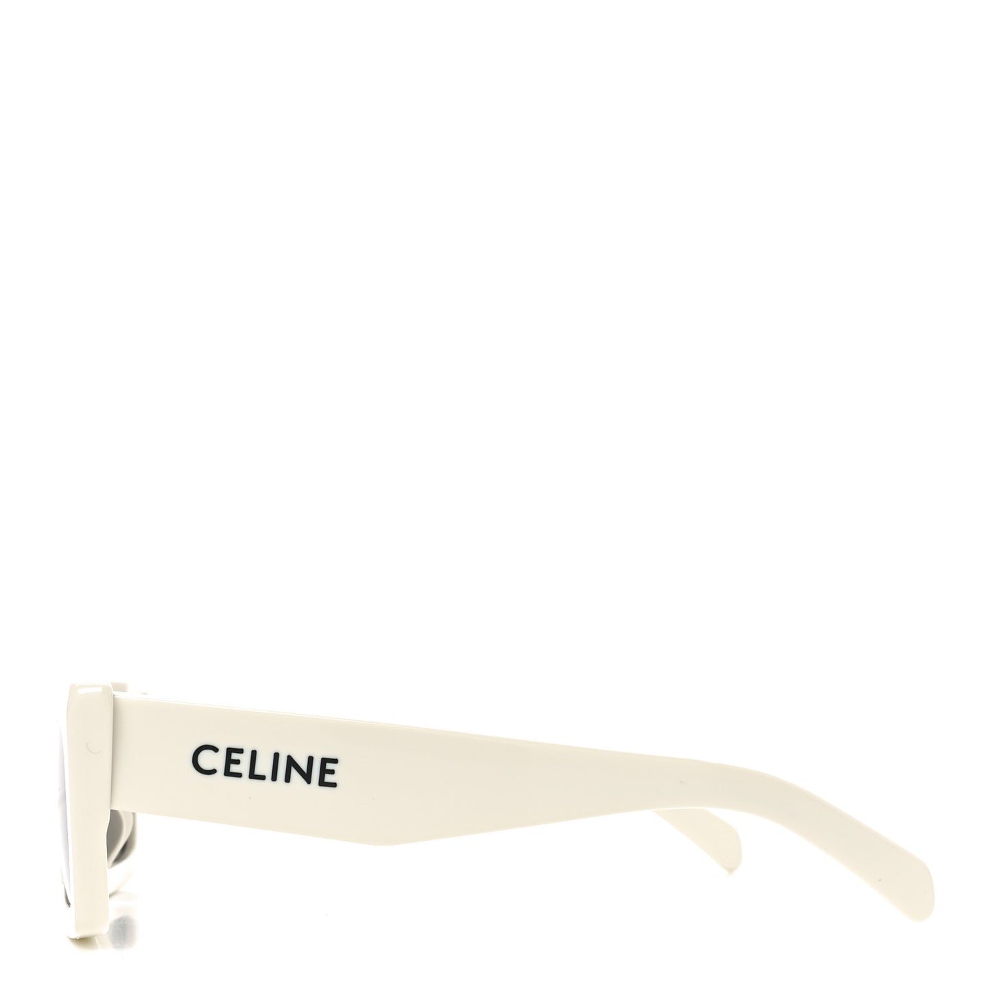Acetate Monochroms Square Sunglasses CL40214U White
