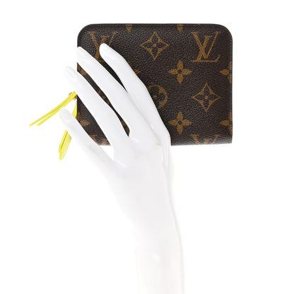 Louis Vuitton Monogram Fleuri Insolite Wallet PM Yellow 2 of 6