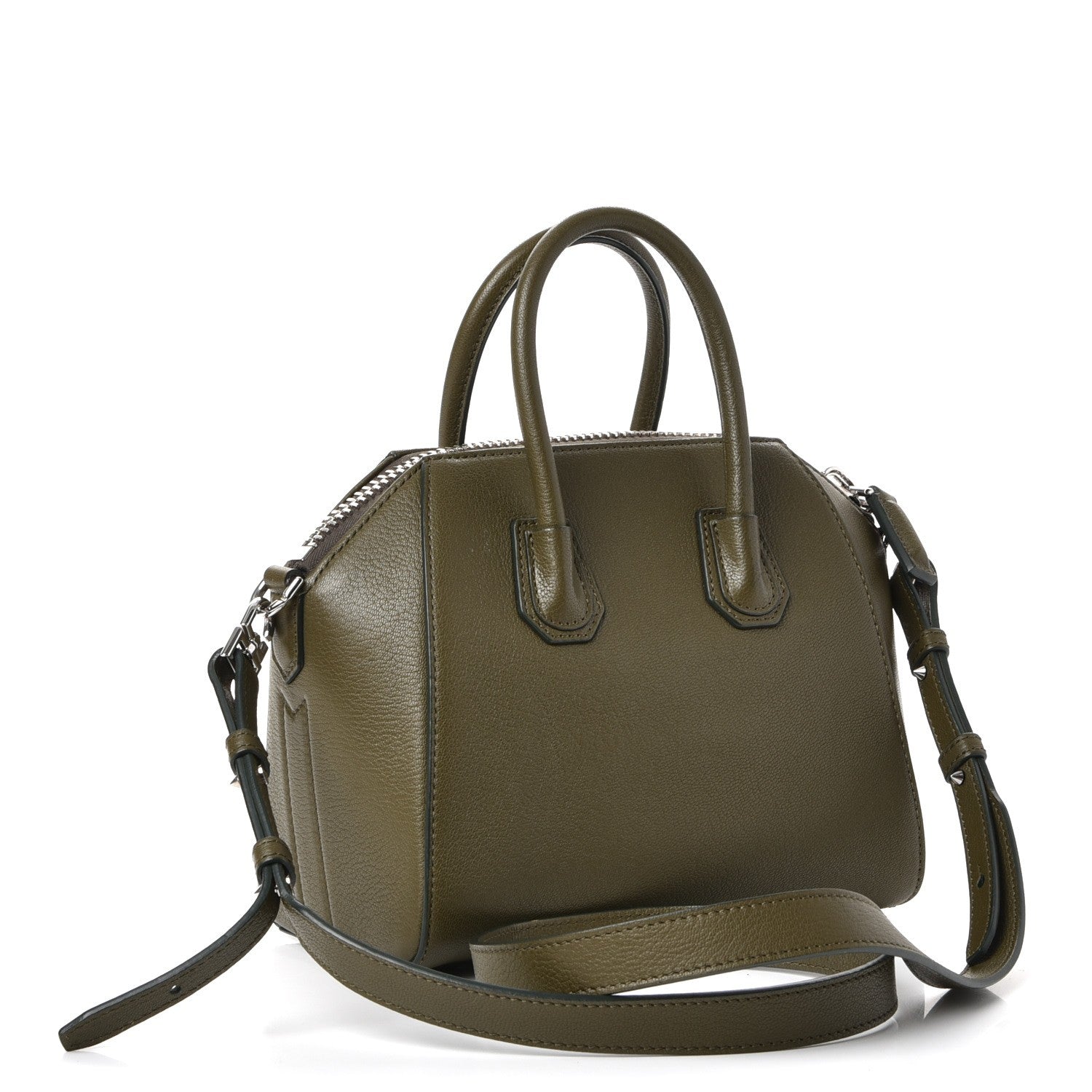 Givenchy Sugar Goatskin Mini Antigona Khaki 4 of 8