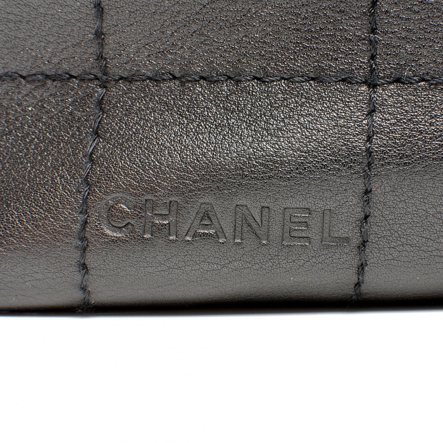 Chanel Leather Square Stitched Small Handbag Black 5 of 8