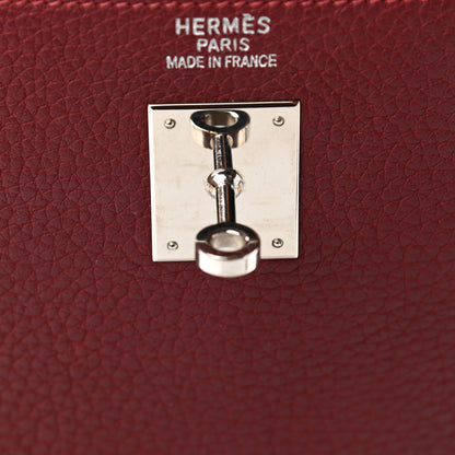 Hermes Fjord Kelly Retourne 40 Rouge H 16 of 31