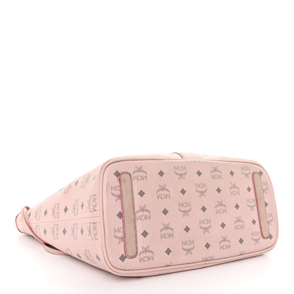MCM Visetos Medium Liz Reversible Shopper Tote Soft Pink 8 of 21