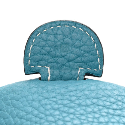 Hermes Taurillon Clemence Evelyne GM Blue Jean 12 of 24