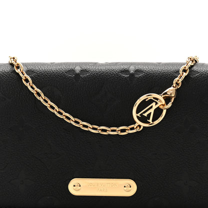 Louis Vuitton Empreinte Monogram Lily Wallet On Chain Black 7 of 10