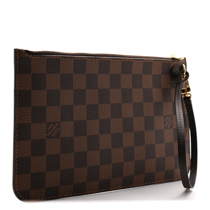Louis Vuitton Damier Ebene Neverfull MM GM Pochette 3 of 7