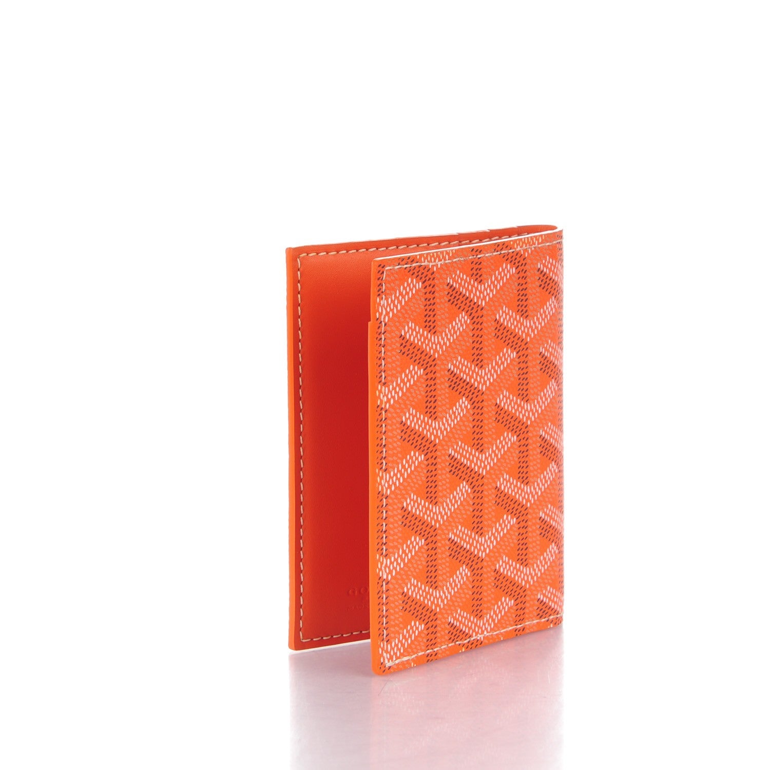 Goyard Goyardine Saint Marc Card Holder Orange 3 of 7