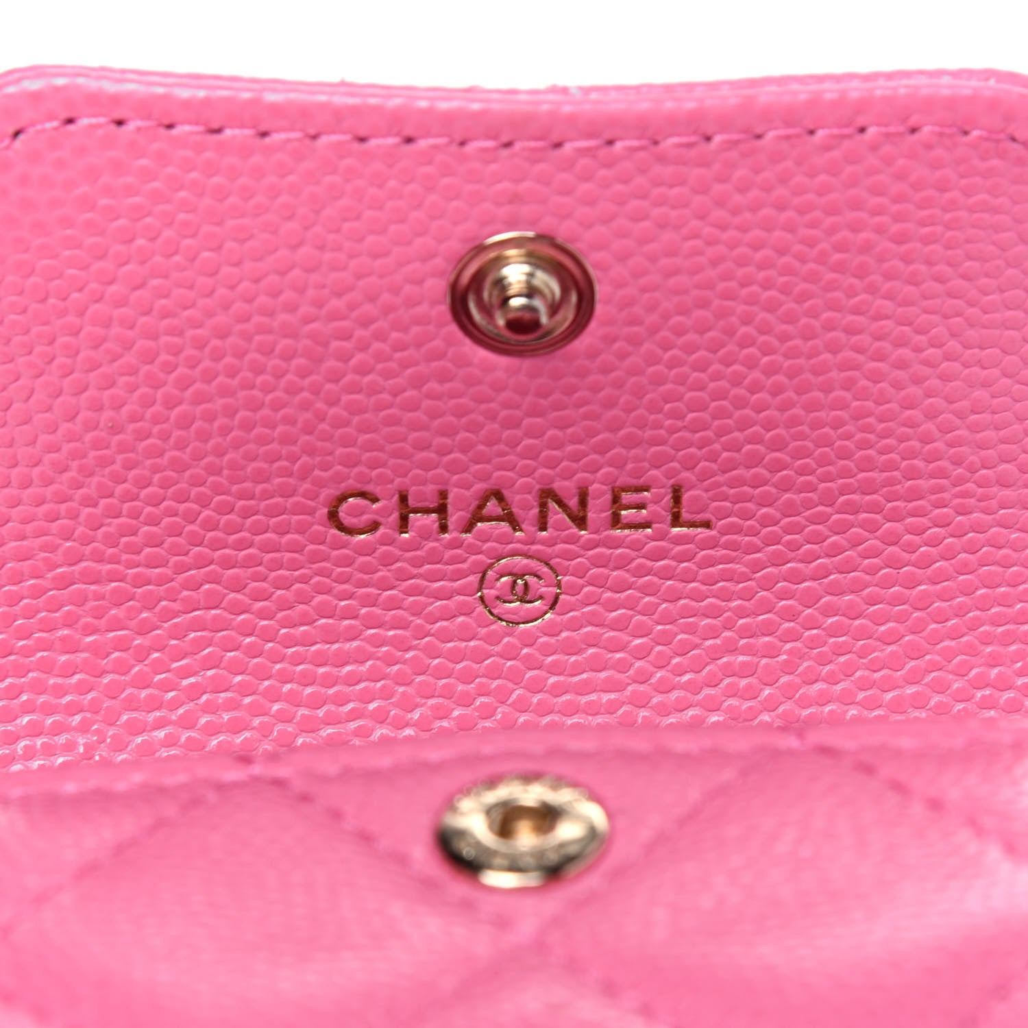 Chanel Caviar Quilted Crystal CC Airpods Pro Case Pink 7 of 10