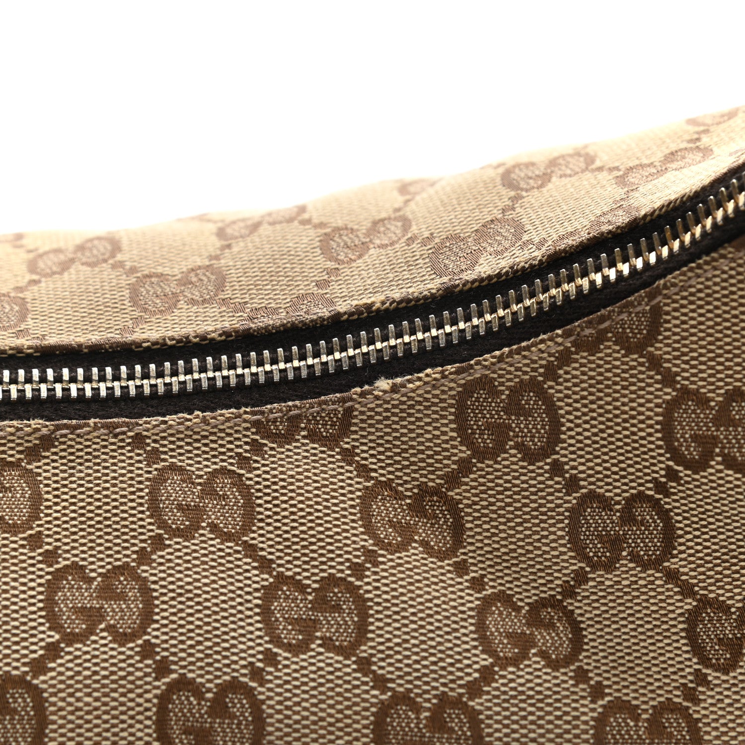 Gucci Monogram Medium Horsebit Chain Hobo Dark Brown 16 of 18