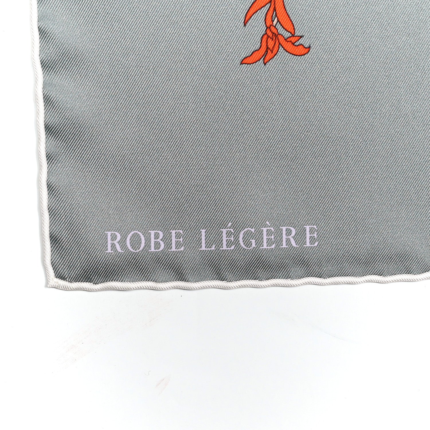 Hermes Silk Robe Legere Scarf 90 Gris Corail Rose Pourpre 2 of 5