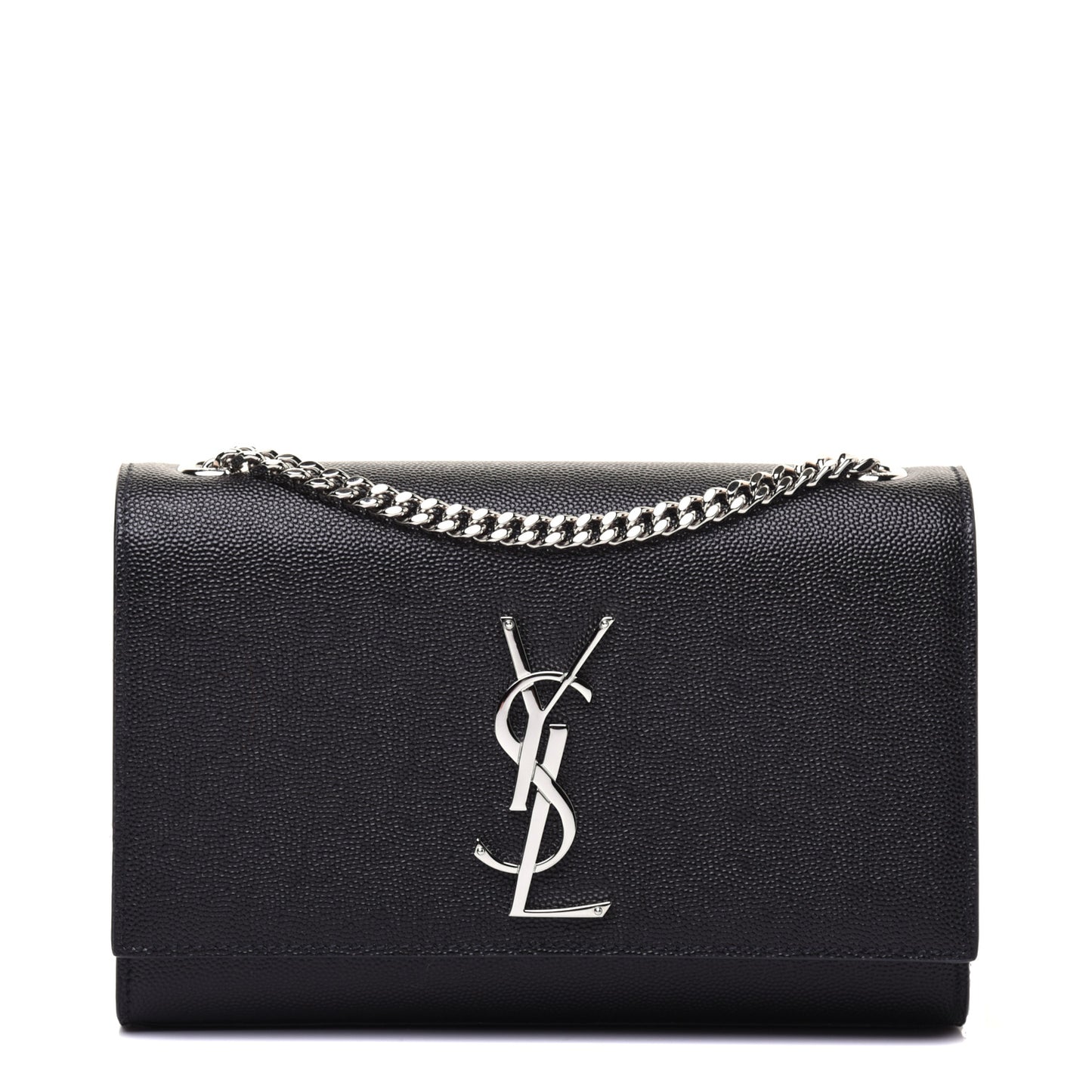Grain De Poudre Small Monogram Kate Satchel Black