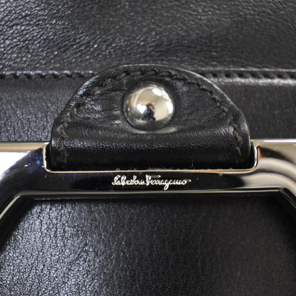 FASHIONPHILE SALVATOREFERRAGAMOLeatherGancioToteBlack 8 of 8