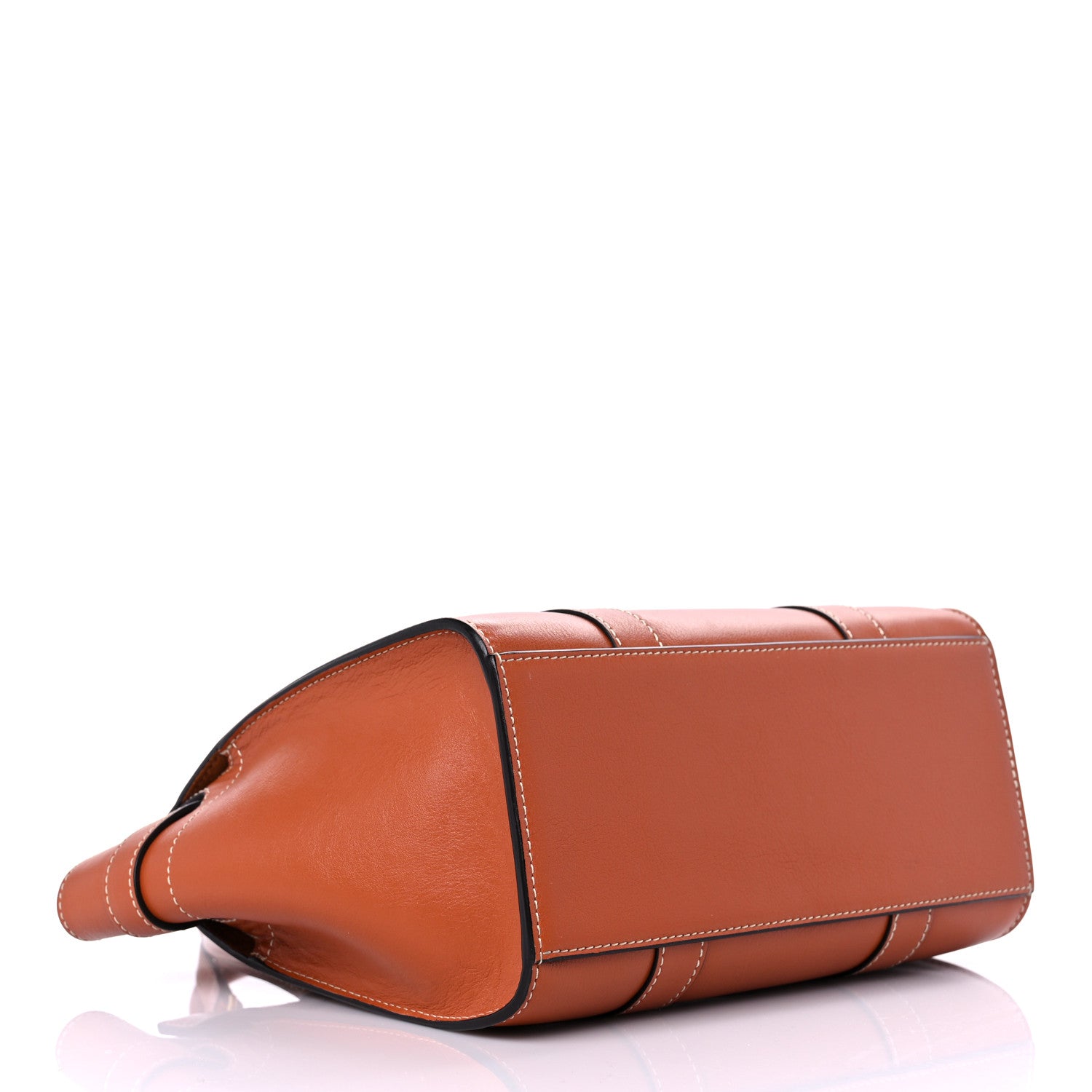 Mulberry Small Classic Grain Mini Zipped Bayswater Chestnut 4 of 13