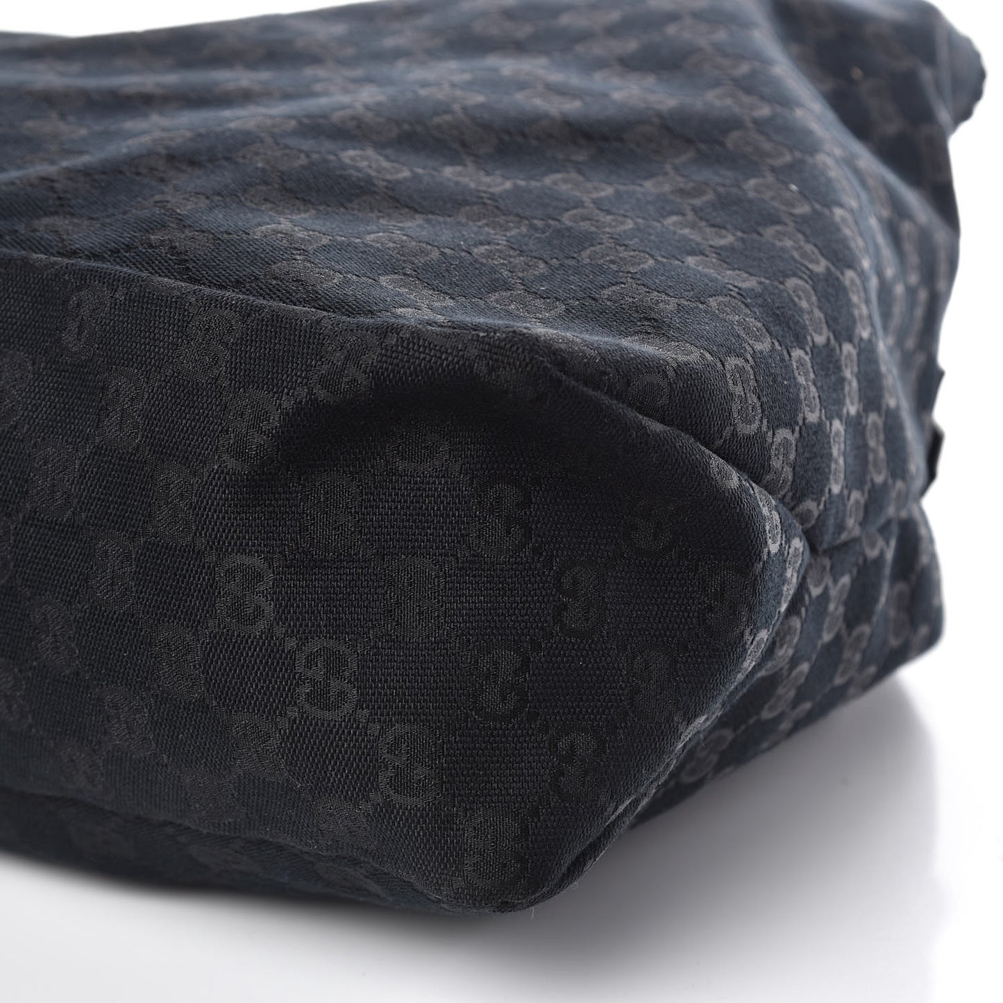 Monogram Large Horsebit Chain Hobo Black