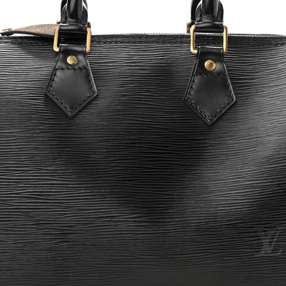 Louis Vuitton Epi Speedy 25 Black 7 of 10