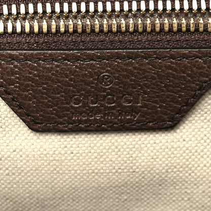 Gucci GG Supreme Monogram Equestrian Textured Dollar Calfskin Retro Interlocking G Buckle Backpack Beige Ebony Multicolor New Acero 6 of 10