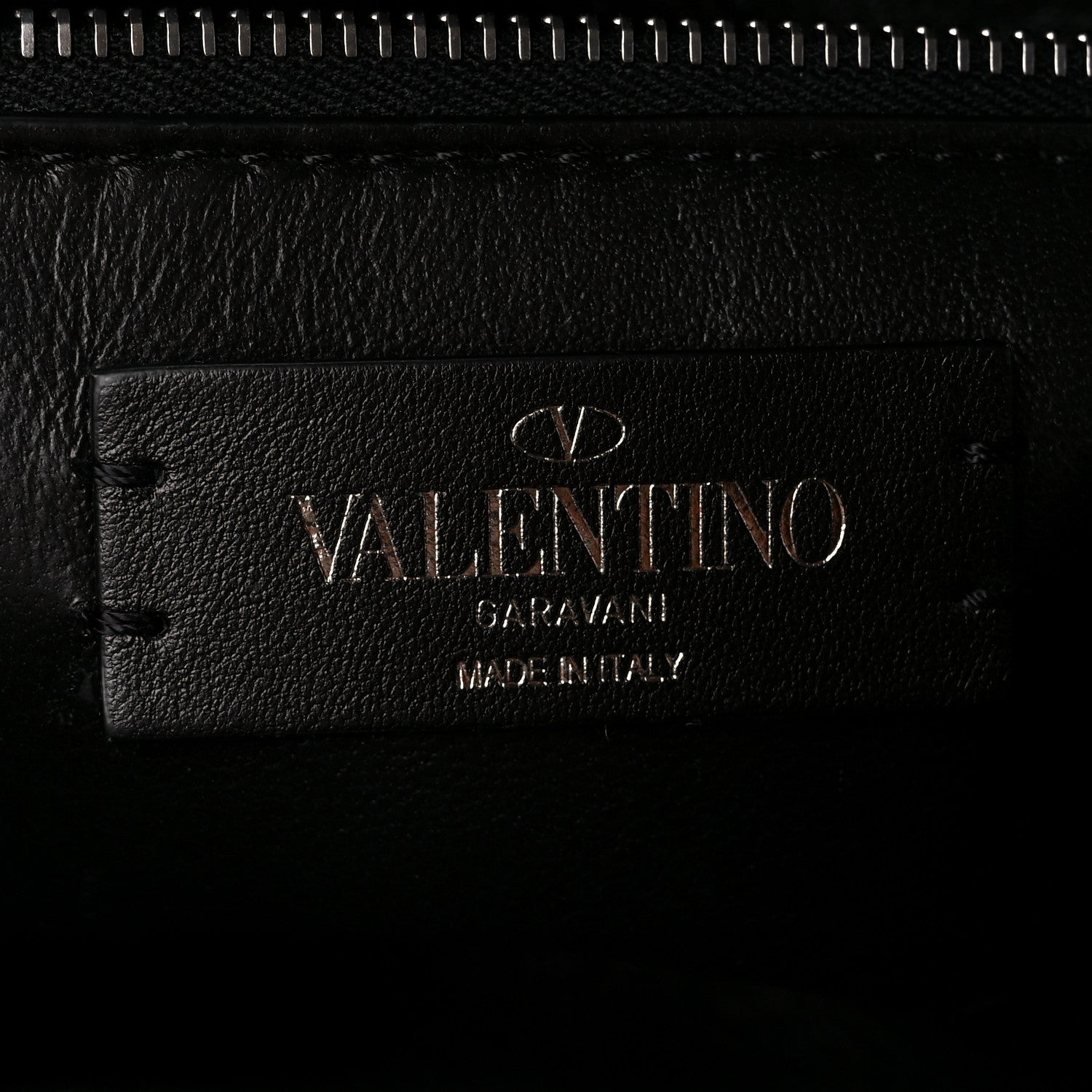 Valentino Garavani Nappa Monochrome Medium Roman Stud Shoulder Bag Black 7 of 10