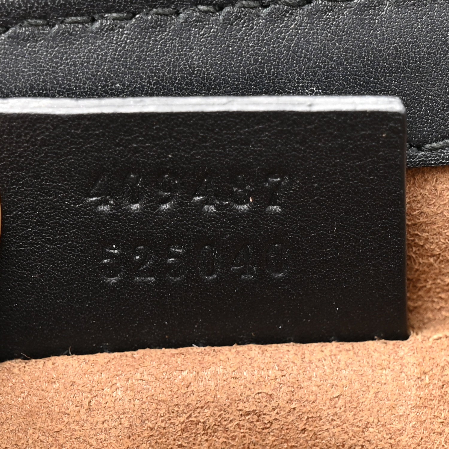 Gucci GG Supreme Monogram Calfskin Small Padlock Shoulder Bag Beige Black Cuir 7 of 18