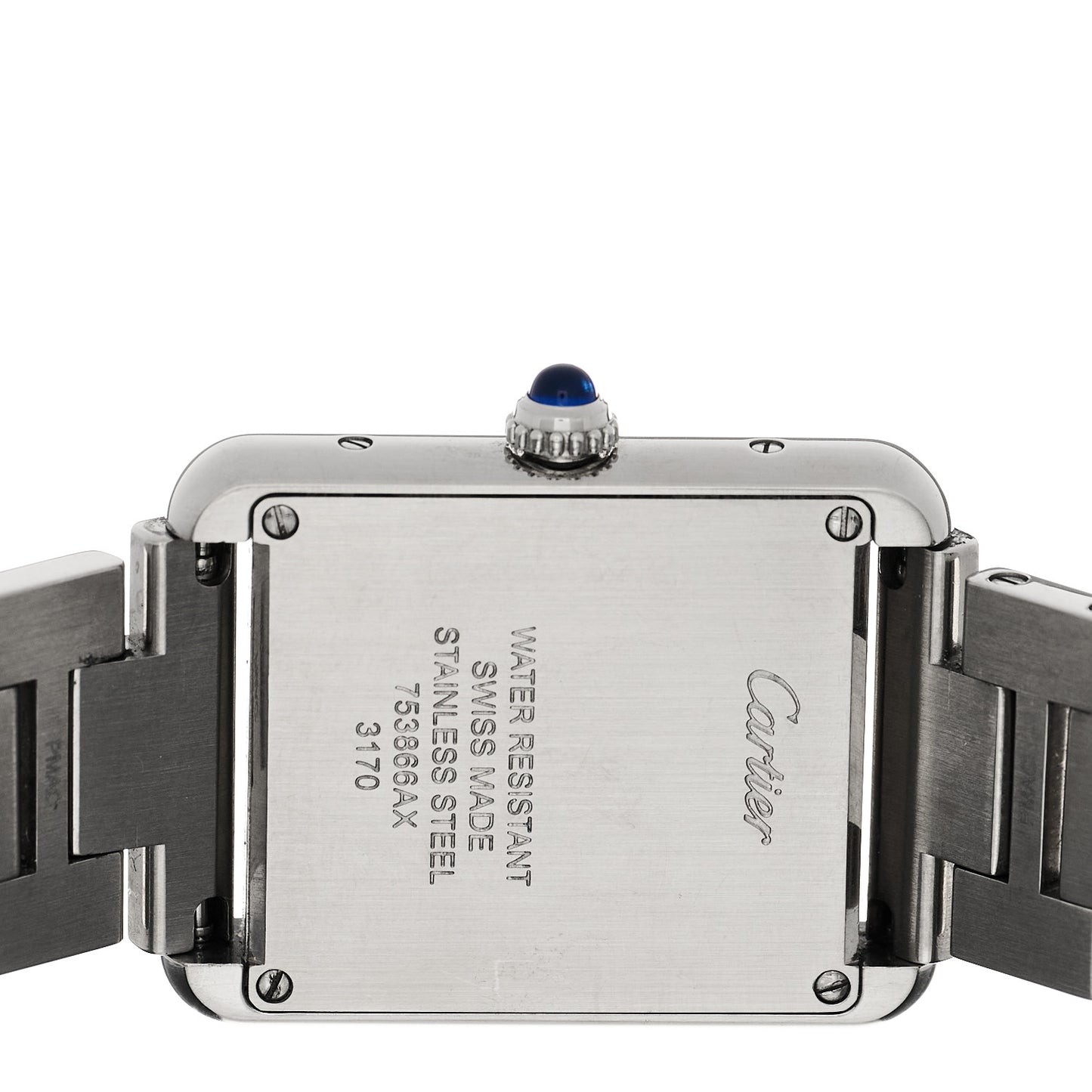Stainless Steel 24mm Tank Solo Quartz Watch