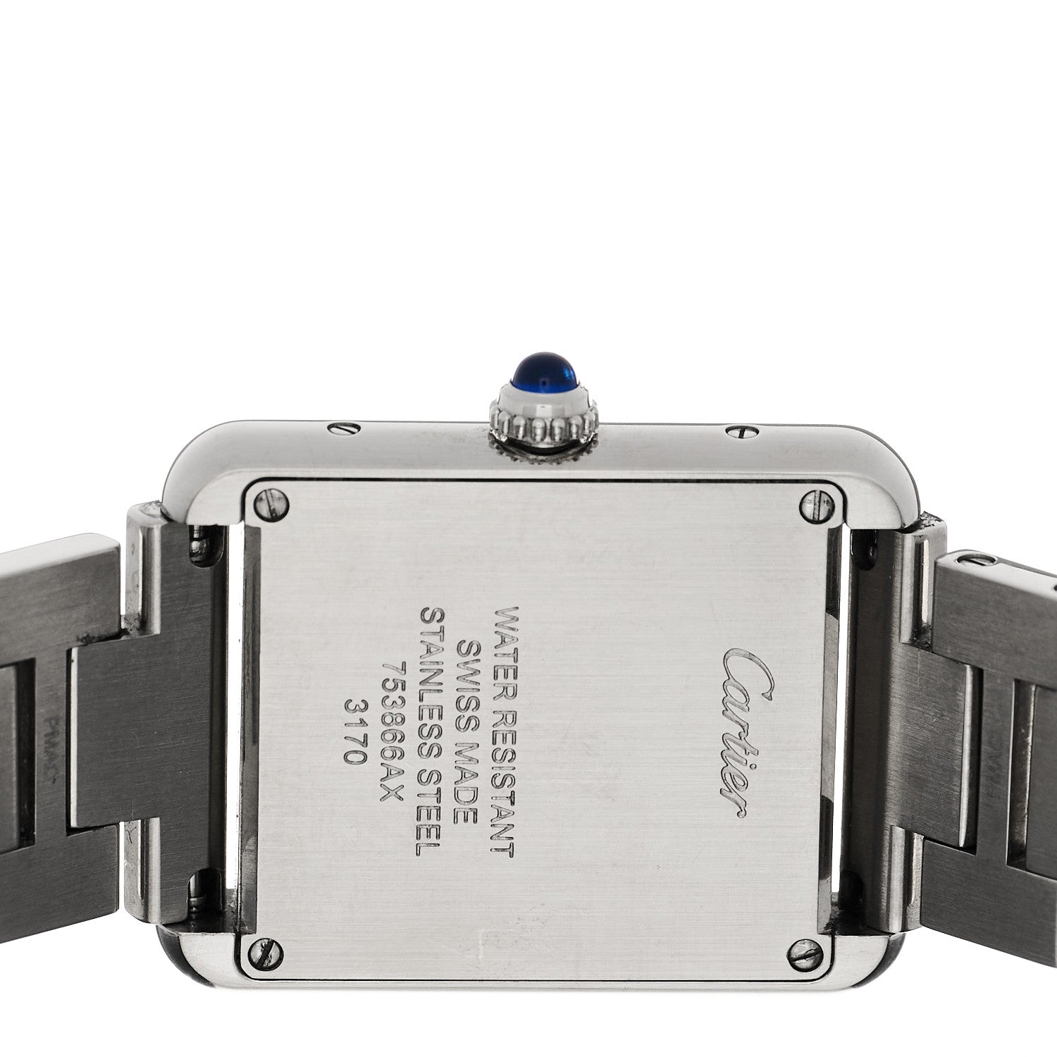 Cartier Stainless Steel 24mm Tank Solo Quartz Watch 4 of 5