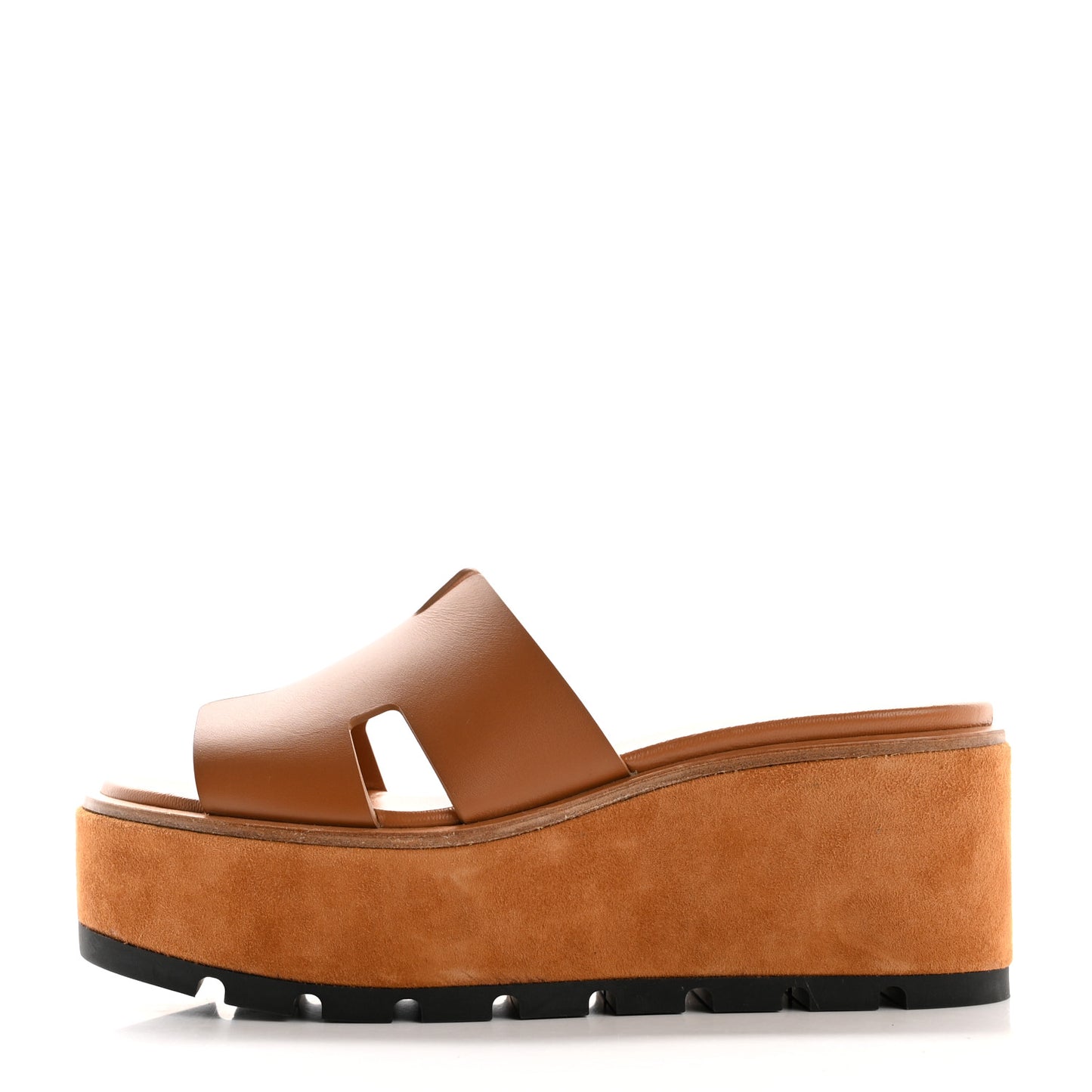 Calfskin Suede Goatskin Eze 30 Sandals 36 Naturel