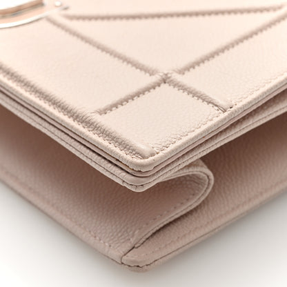 Christian Dior Grained Calfskin Medium Diorama Flap Bag Nude 9 of 9