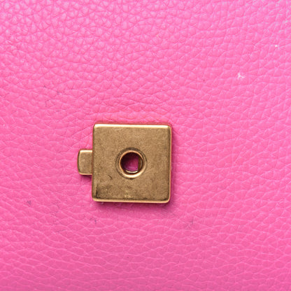 Gucci Calfskin Small GG Marmont Top Handle Bag Pink Tropical Flower 14 of 24
