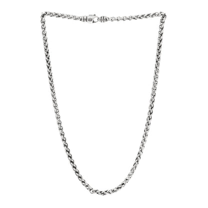 David Yurman Sterling Silver 4mm Wheat Chain Necklace 3 of 5