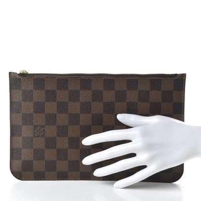 Louis Vuitton Damier Ebene Neverfull MM GM Pochette 2 of 10