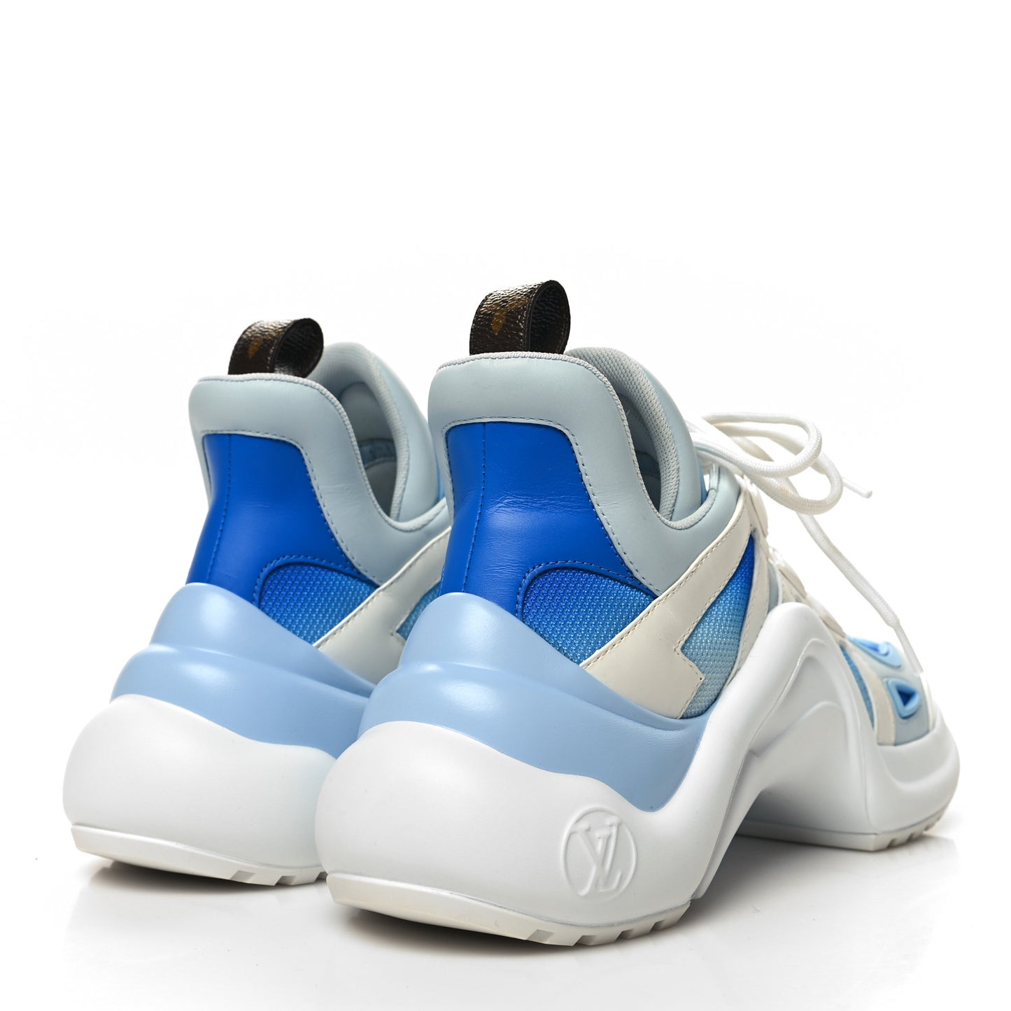 Calfskin LV Archlight Gradient Sneakers 37.5 Light Blue