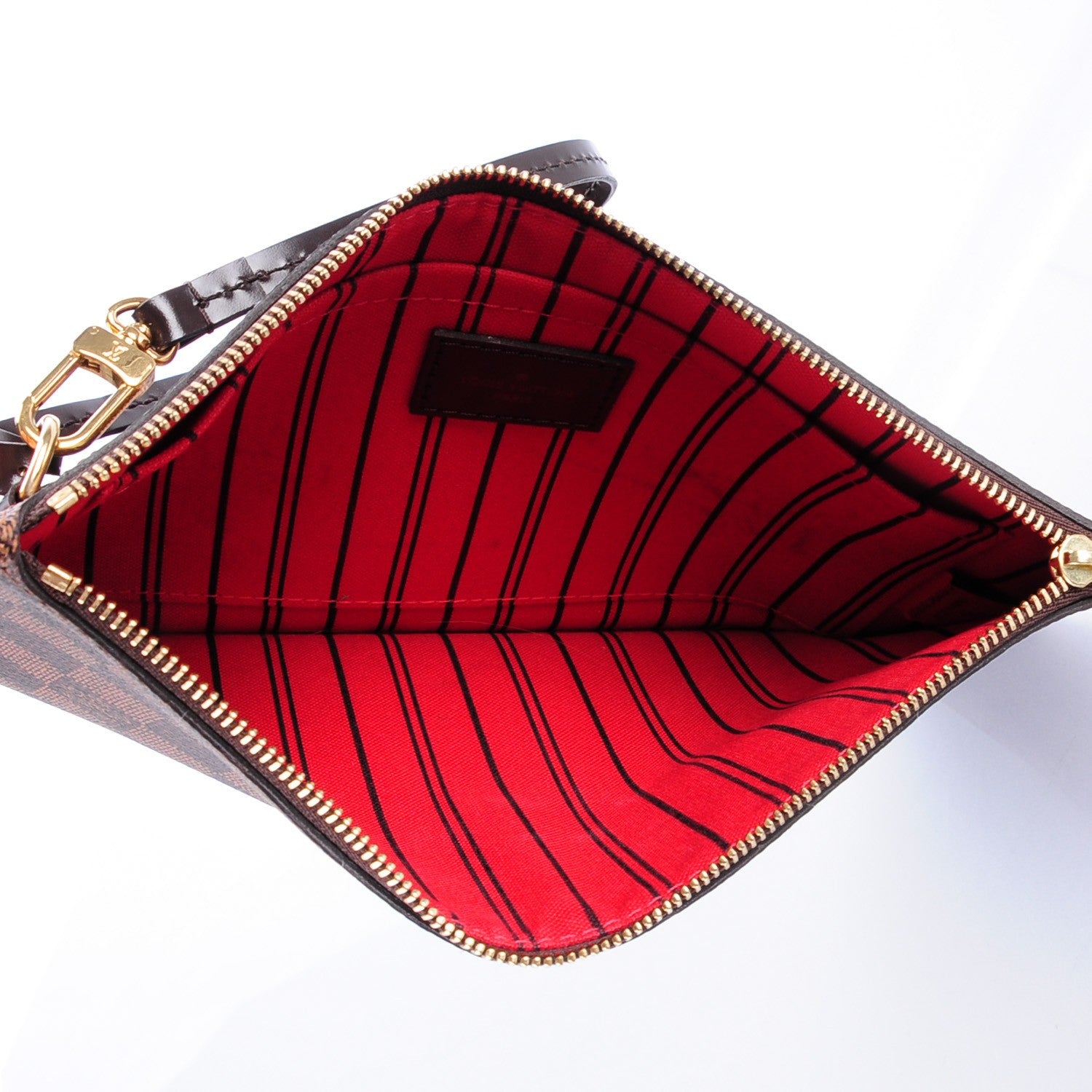 Louis Vuitton Damier Ebene Neverfull MM GM Pochette 5 of 7