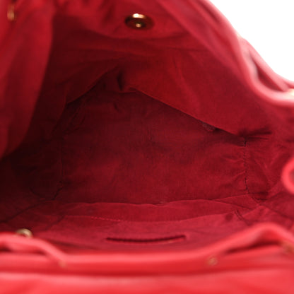 Chanel Lambskin Quilted Small Urban Spirit Backpack Red 4 of 17