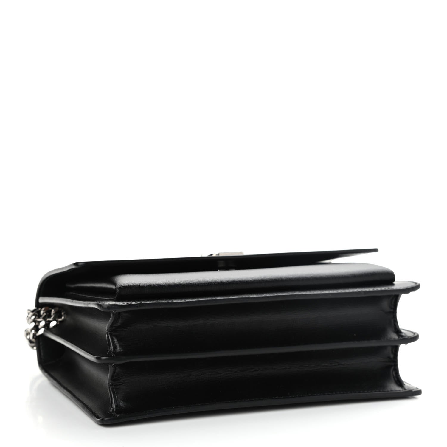 Saint Laurent Calfskin Medium Monogram Sunset Black 4 of 11