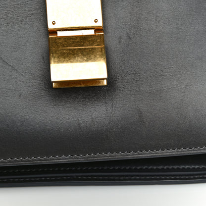 Celine Box Calfskin Medium Classic Box Flap Bag Grey 9 of 36