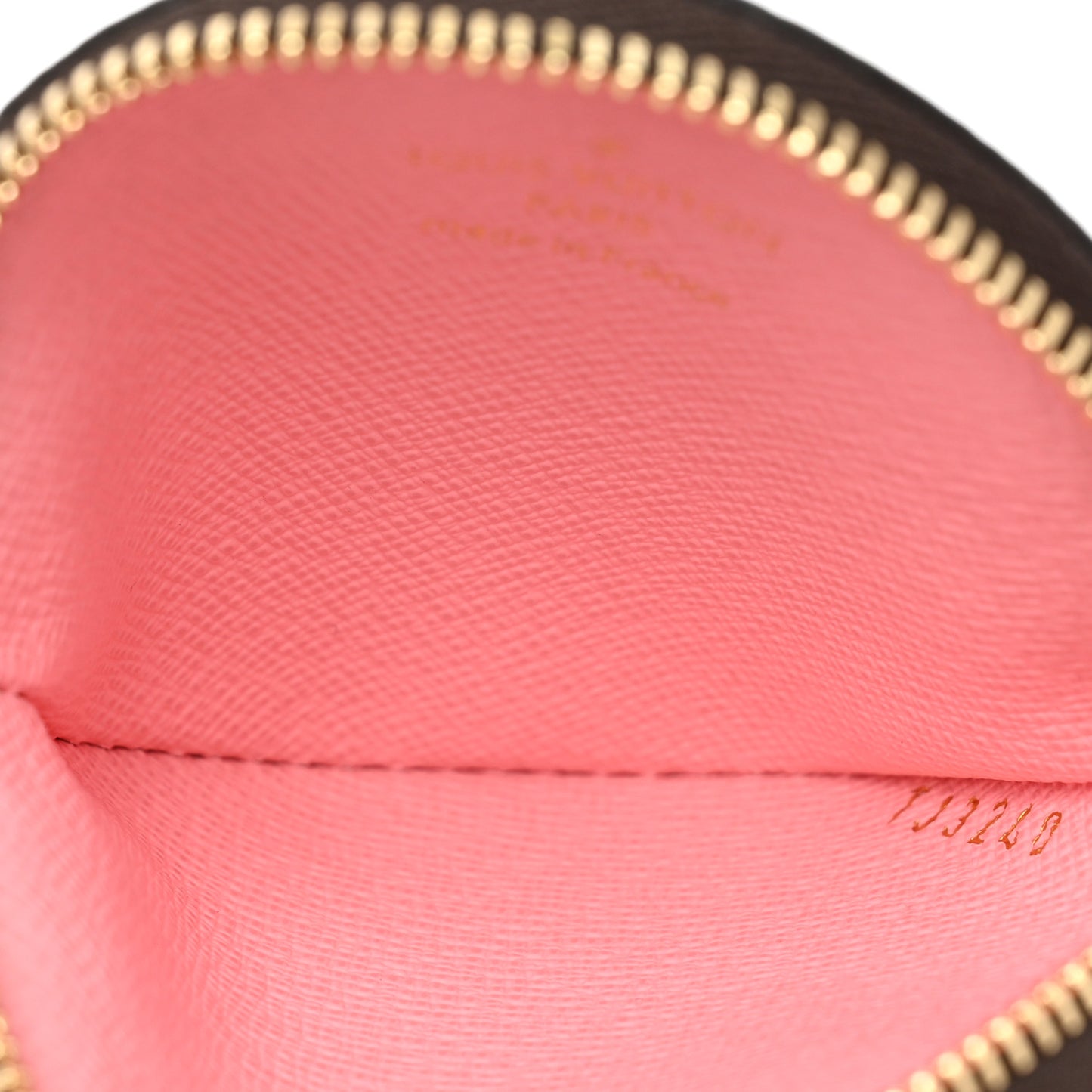 Monogram 2020 Christmas Animation Swing Ride Round Coin Purse Pink Poppy