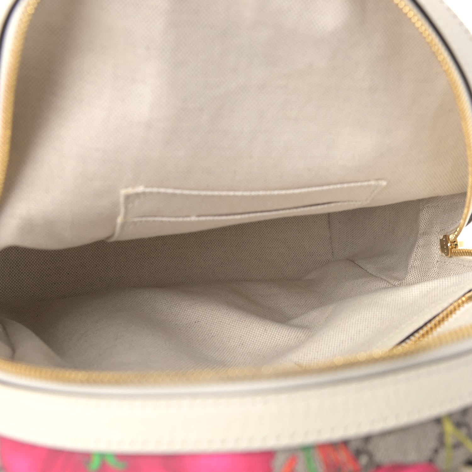 Gucci GG Supreme Monogram Flora Web Small Ophidia Day Backpack White 5 of 9