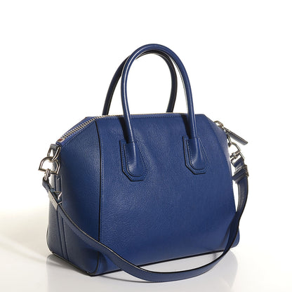 Givenchy Sugar Goatskin Small Antigona Midnight Blue 3 of 9