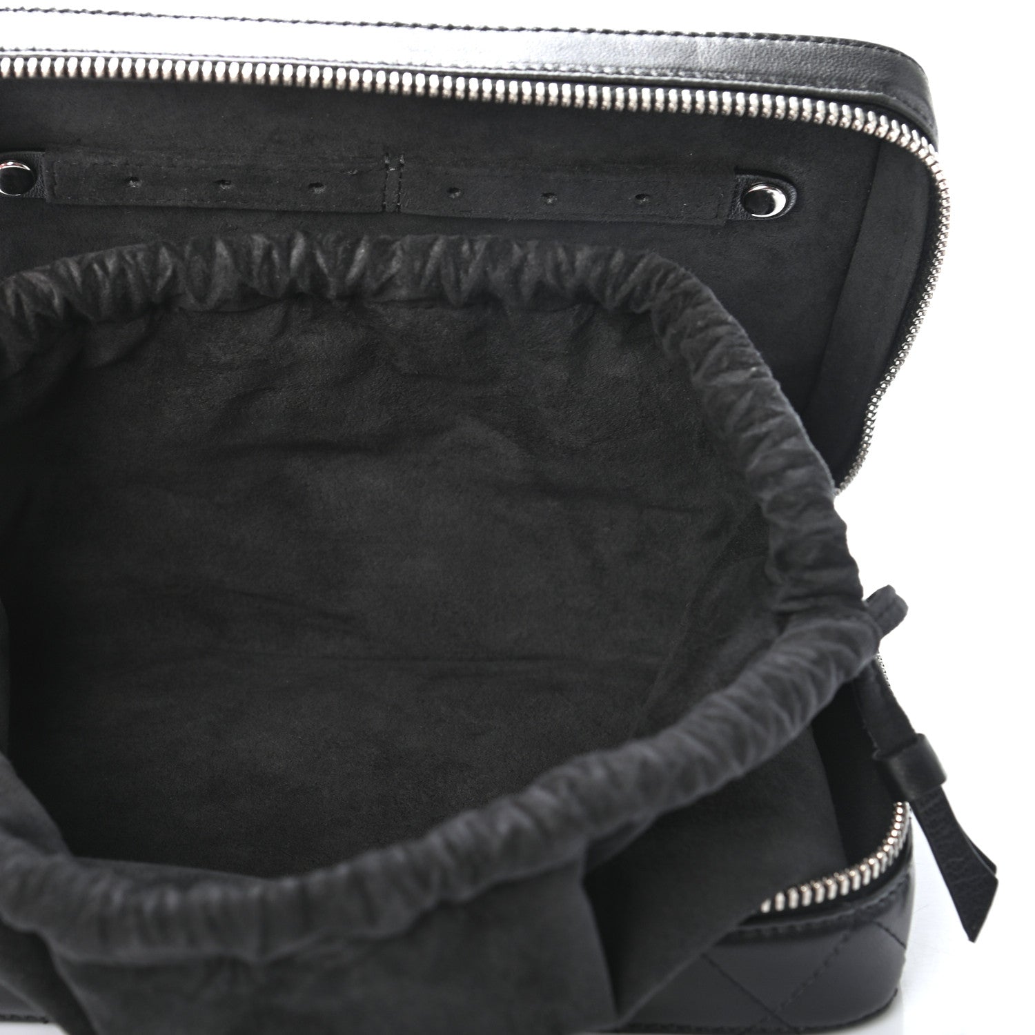 Chanel Lambskin Quilted Jewelry Case Black 4 of 8