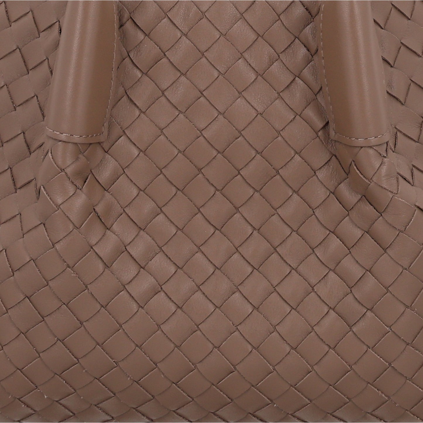 Calfskin Intrecciato Medium Pinacoteca Reversible Tote Pinecone Fondant