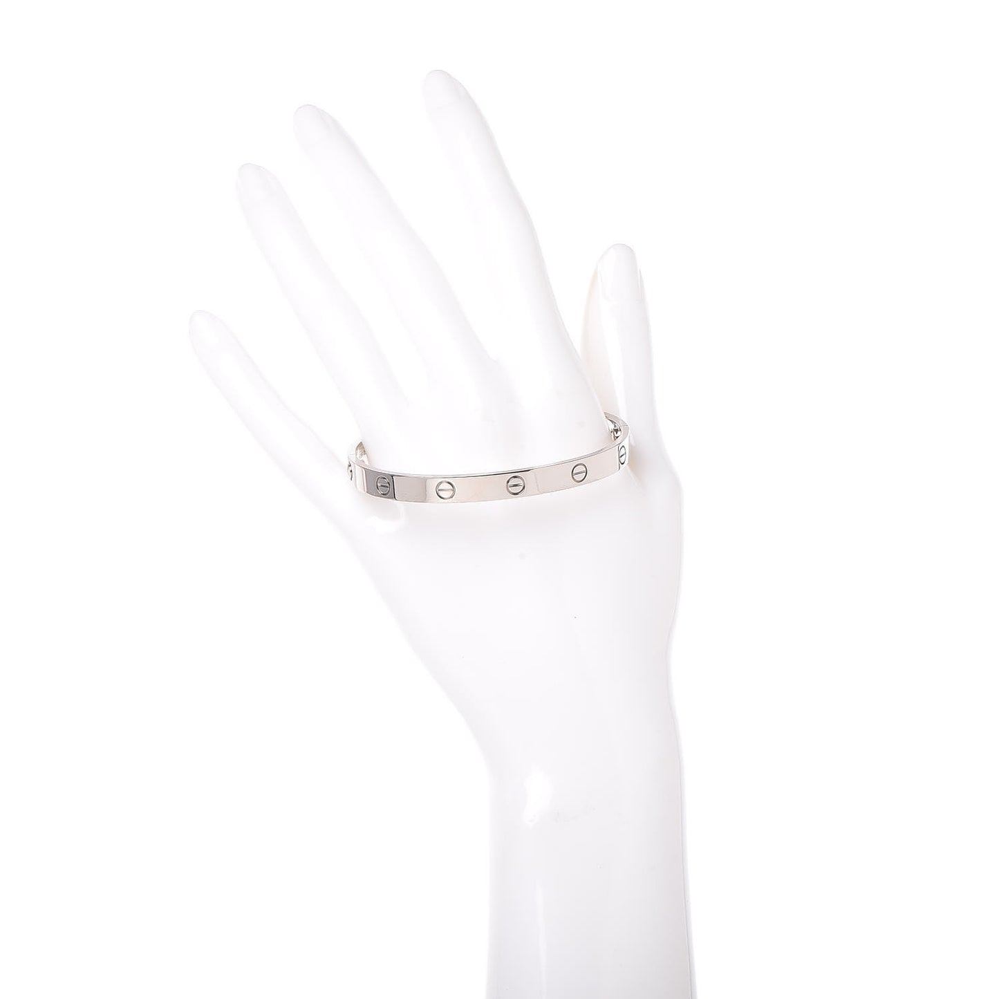 18K White Gold LOVE Bracelet 18